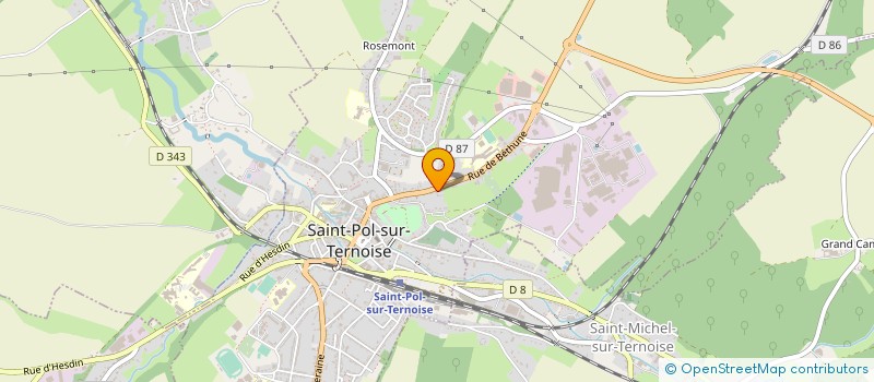 localisation de l'entreprise MONSIEUR PIERRE GRAVE à SAINT-POL-SUR-TERNOISE