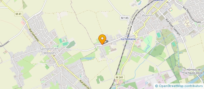 localisation de l'entreprise MONSIEUR PIERRE GRAVE  WAVRIN