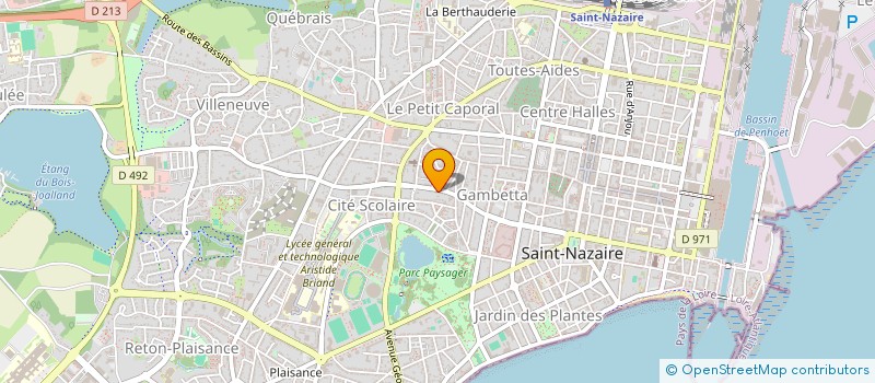 localisation de l'entreprise MONSIEUR PIERRE GRAVELEAU  SAINT-NAZAIRE