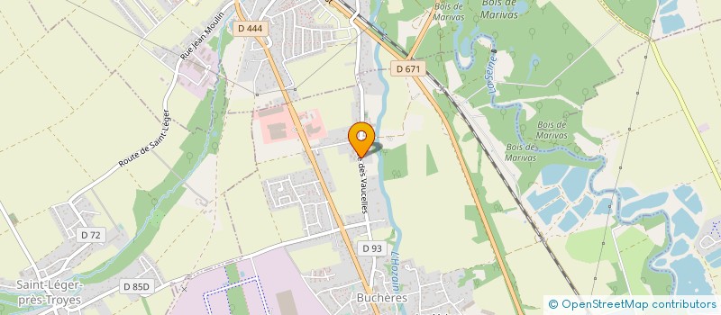 localisation de l'entreprise MONSIEUR PIERRE GRAVELLE  BUCHERES