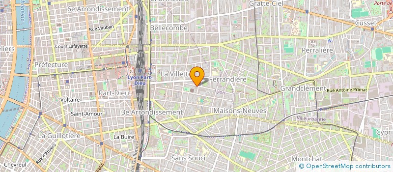 localisation de l'entreprise MONSIEUR PIERRE GREGNANIN  LYON