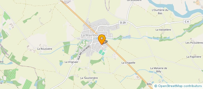 localisation de l'entreprise MONSIEUR PIERRE GRENAT  LES PINEAUX