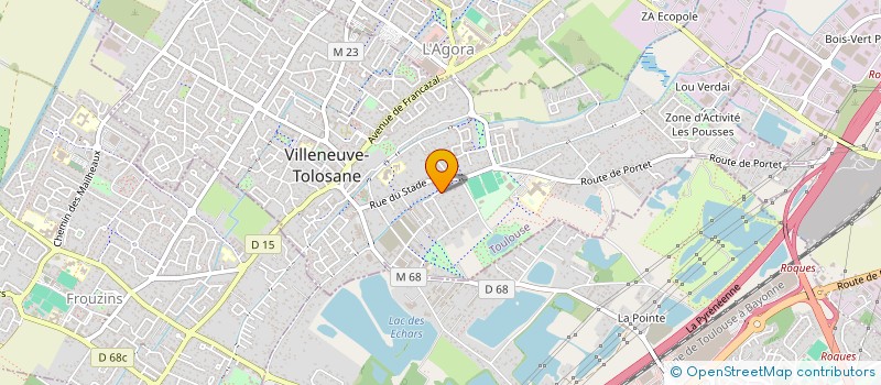 localisation de l'entreprise MONSIEUR PIERRE GRENET à VILLENEUVE-TOLOSANE