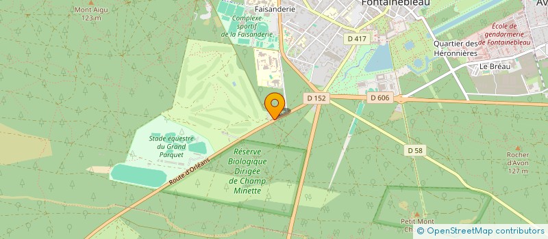 localisation de l'entreprise MONSIEUR PIERRE GRESET à FONTAINEBLEAU