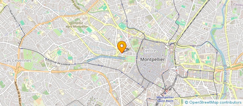 localisation de l'entreprise MONSIEUR PIERRE GREVET à MONTPELLIER