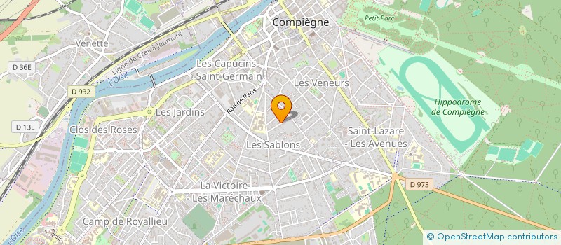 localisation de l'entreprise MONSIEUR PIERRE GRIGNON DUMOULIN à COMPIEGNE