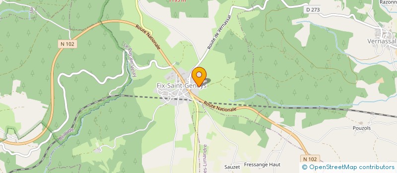 localisation de l'entreprise MONSIEUR PIERRE GRILLET  FIX-SAINT-GENEYS