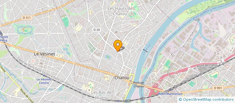 localisation de l'entreprise MONSIEUR PIERRE GRISON  CHATOU