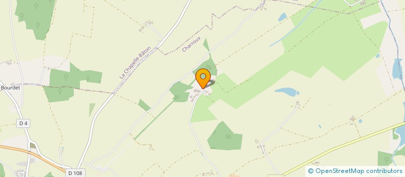 localisation de l'entreprise MONSIEUR PIERRE GROLLEAU  CHARROUX