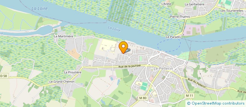 localisation de l'entreprise MONSIEUR PIERRE GROLLIER  LE PELLERIN