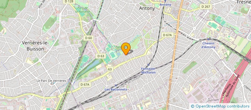 localisation de l'entreprise MONSIEUR PIERRE GROS à ANTONY