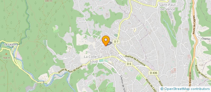localisation de l'entreprise MONSIEUR PIERRE GROS à LA COLLE-SUR-LOUP