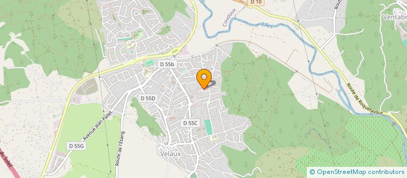 localisation de l'entreprise MONSIEUR PIERRE GROSSETETE  VELAUX