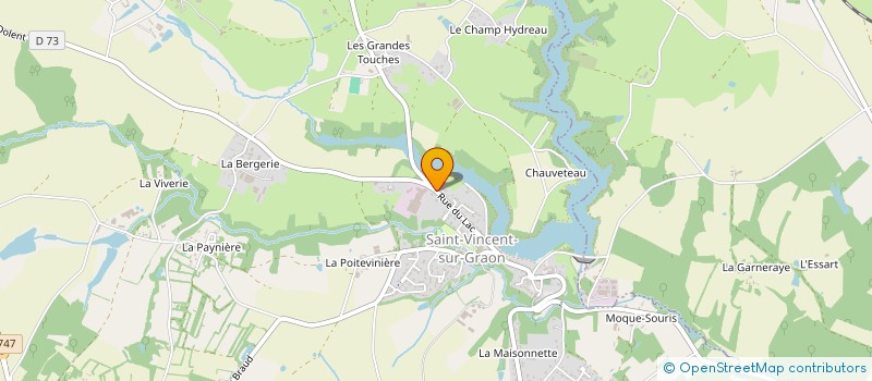 localisation de l'entreprise MONSIEUR PIERRE GROSSIN  SAINT-VINCENT-SUR-GRAON