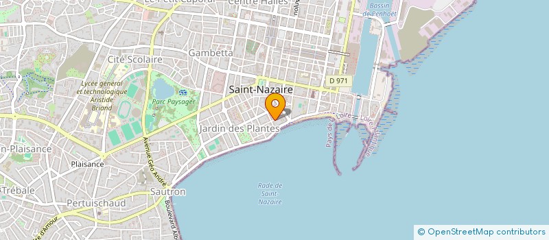 localisation de l'entreprise MONSIEUR PIERRE GROVALET à SAINT-NAZAIRE