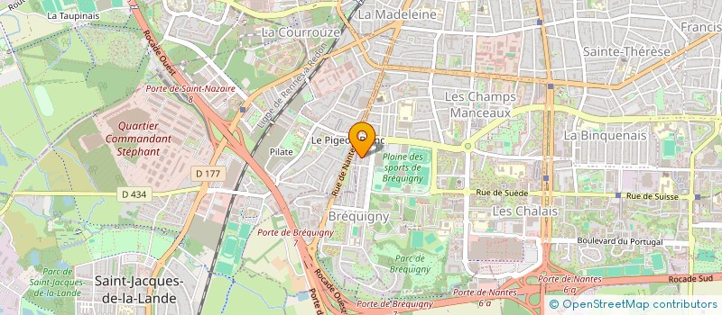 localisation de l'entreprise MONSIEUR PIERRE GROYER  RENNES