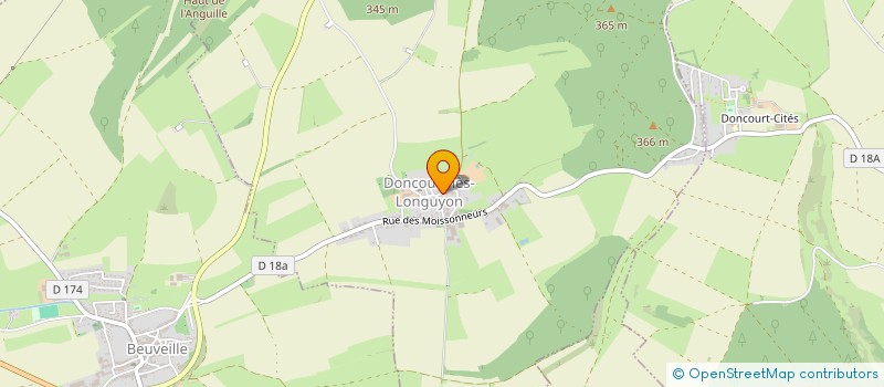 localisation de l'entreprise MONSIEUR PIERRE GSELL  DONCOURT-LES-LONGUYON