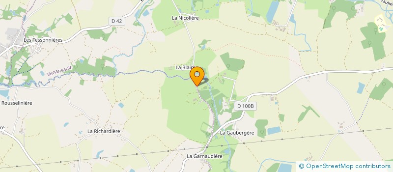 localisation de l'entreprise MONSIEUR PIERRE GUAIS  VENANSAULT