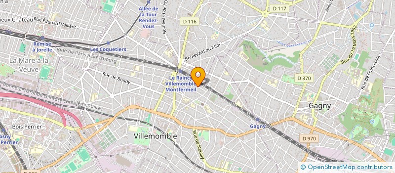 localisation de l'entreprise MONSIEUR PIERRE GUALERZI à VILLEMOMBLE