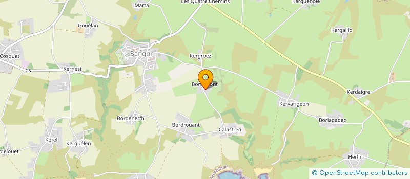 localisation de l'entreprise MONSIEUR PIERRE GUEHO  BANGOR