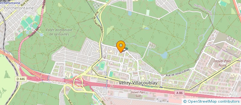 localisation de l'entreprise MONSIEUR PIERRE GUEHO à VELIZY-VILLACOUBLAY
