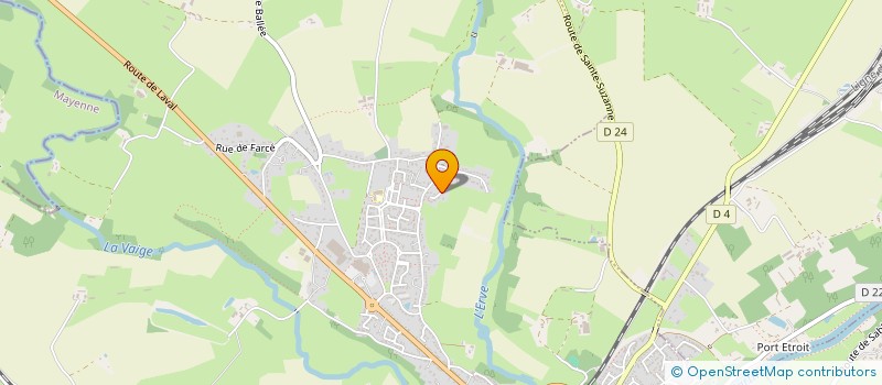 localisation de l'entreprise MONSIEUR PIERRE GUELOU  SABLE-SUR-SARTHE