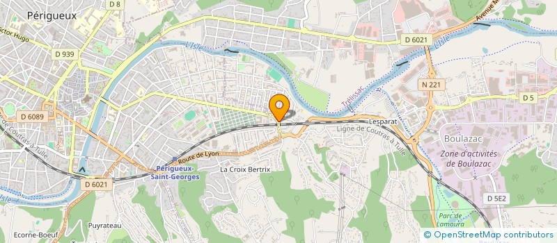 localisation de l'entreprise MONSIEUR PIERRE GUENARD  BOULAZAC ISLE MANOIRE