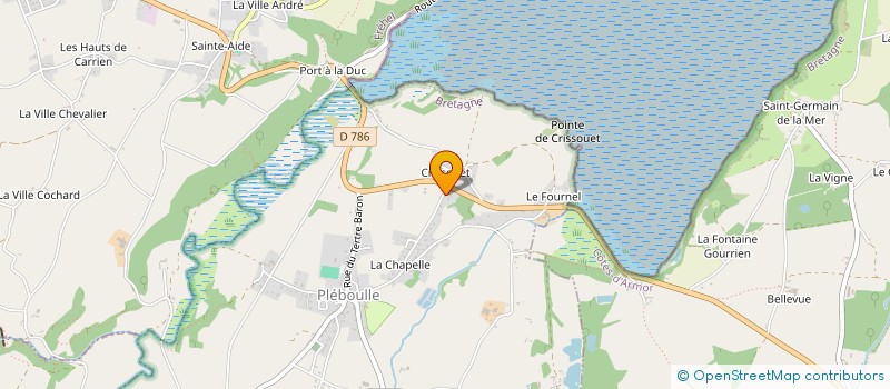 localisation de l'entreprise MONSIEUR PIERRE GUENNIC  PLEBOULLE