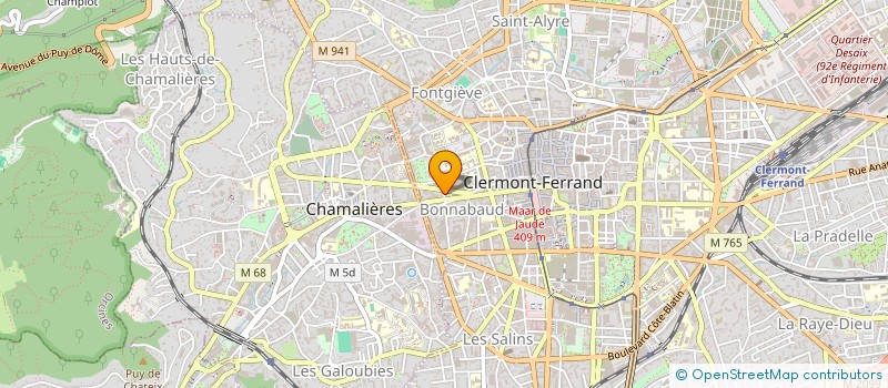 localisation de l'entreprise MONSIEUR PIERRE GUENON à CLERMONT-FERRAND