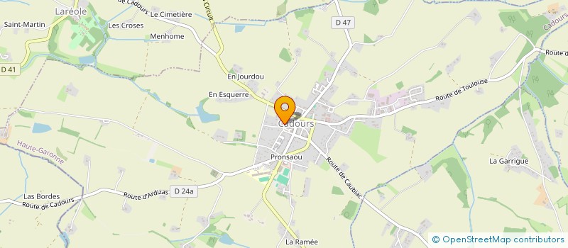 localisation de l'entreprise MONSIEUR PIERRE GUERICHER  CADOURS