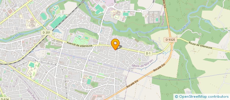 localisation de l'entreprise MONSIEUR PIERRE GUERINEAU  MONT-DE-MARSAN