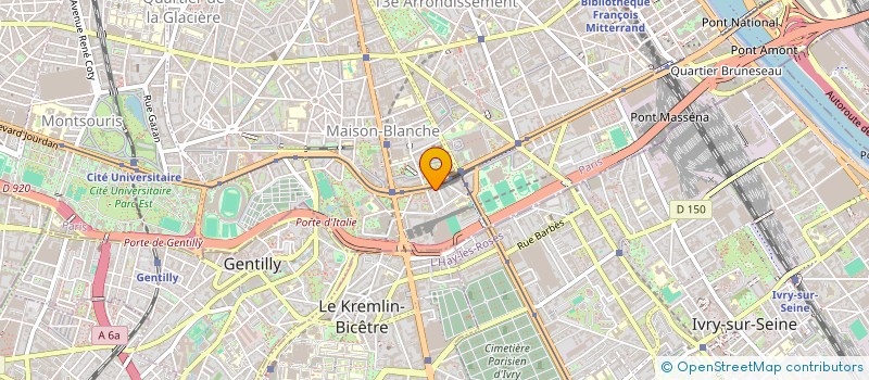 localisation de l'entreprise MONSIEUR PIERRE GUERINET  PARIS