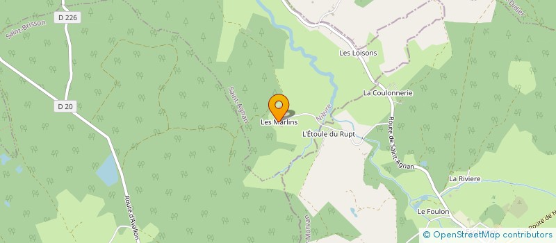 localisation de l'entreprise MONSIEUR PIERRE GUERINOT à GIEN-SUR-CURE