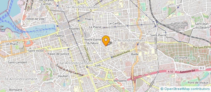 localisation de l'entreprise MONSIEUR PIERRE GUERY à MARSEILLE