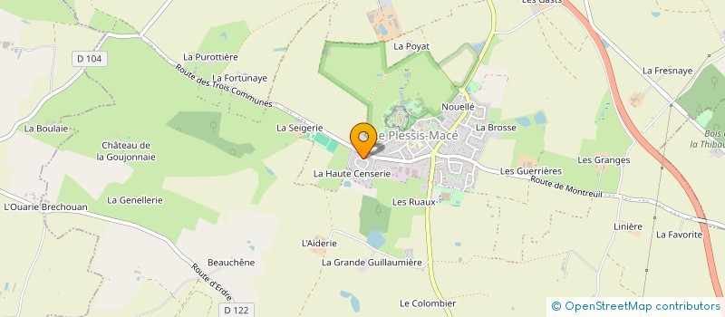 localisation de l'entreprise MONSIEUR PIERRE GUEYDIER à LONGUENEE-EN-ANJOU