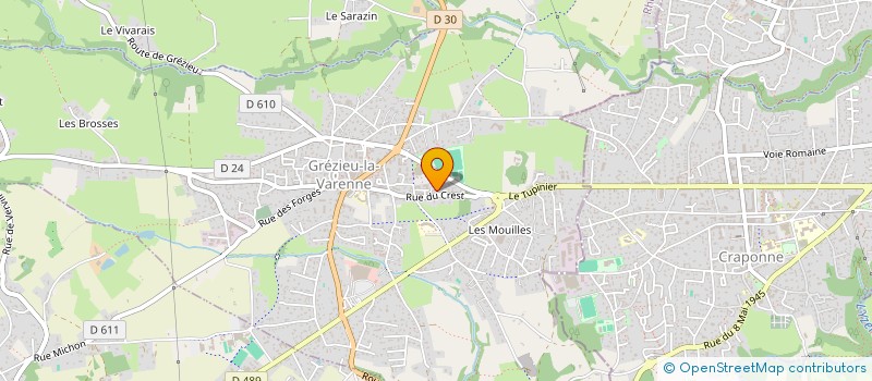 localisation de l'entreprise MONSIEUR PIERRE GUGGIARI  GREZIEU-LA-VARENNE