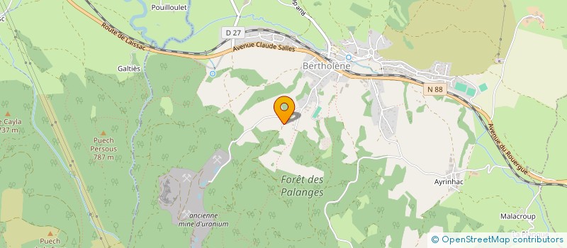 localisation de l'entreprise MONSIEUR PIERRE GUIBERT à LAISSAC-SEVERAC L'EGLISE