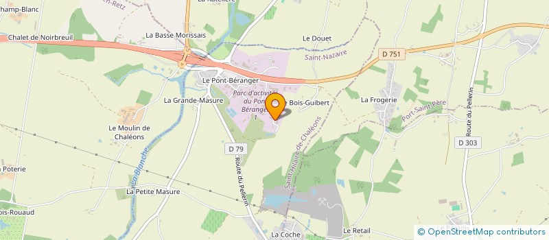 localisation de l'entreprise MONSIEUR PIERRE GUIBERT  SAINT-HILAIRE-DE-CHALEONS