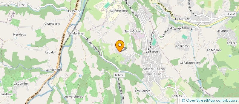 localisation de l'entreprise MONSIEUR PIERRE GUICHARD  SAINT-PIERRE-LA-PALUD