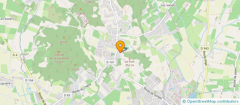 localisation de l'entreprise MONSIEUR PIERRE GUICHARD à GARGAS