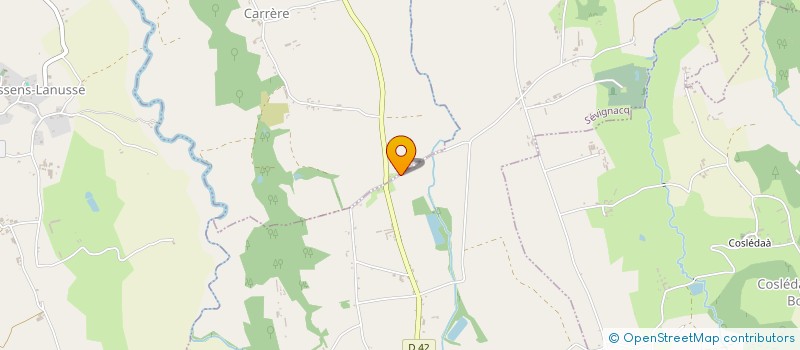 localisation de l'entreprise MONSIEUR PIERRE GUICHENUY  CARRERE