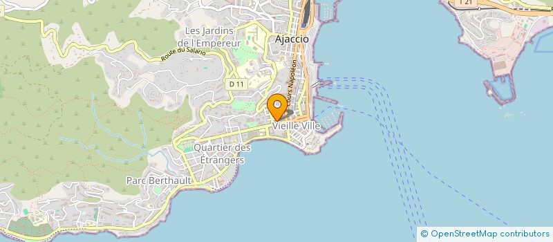 localisation de l'entreprise MONSIEUR PIERRE GUIDICELLI à AJACCIO