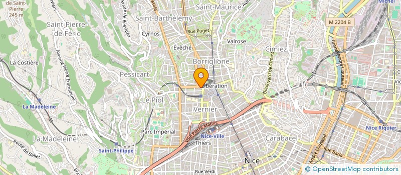 localisation de l'entreprise MONSIEUR PIERRE GUIDONI à NICE