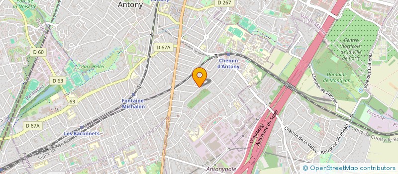 localisation de l'entreprise MONSIEUR PIERRE GUIDOU à ANTONY