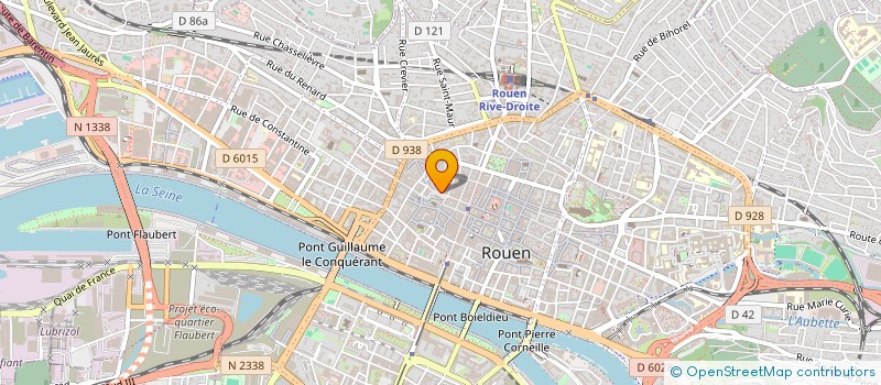localisation de l'entreprise MONSIEUR PIERRE GUIGUET à ROUEN