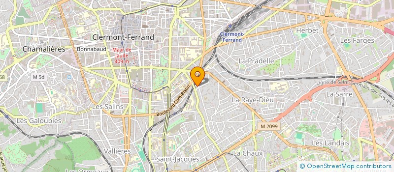 localisation de l'entreprise MONSIEUR PIERRE GUILHE  CLERMONT-FERRAND