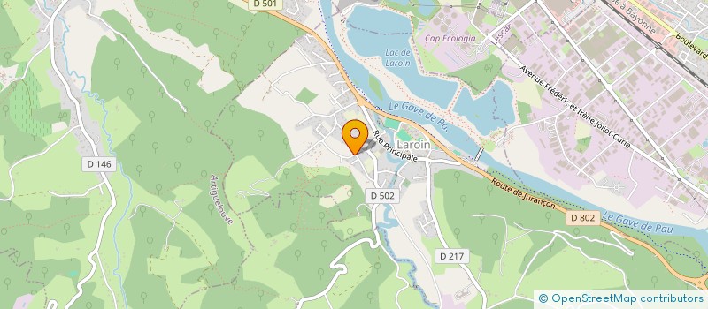 localisation de l'entreprise MONSIEUR PIERRE GUILHEMBAQUE  LAROIN