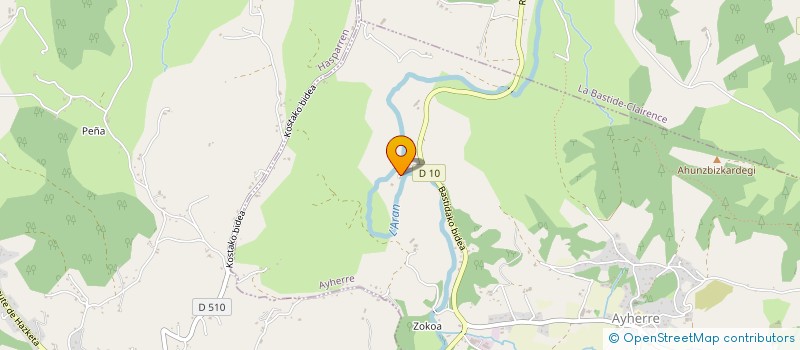 localisation de l'entreprise MONSIEUR PIERRE GUILHEMJOUAN  AYHERRE