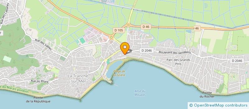 localisation de l'entreprise MONSIEUR PIERRE GUILHOT à LA TRANCHE-SUR-MER