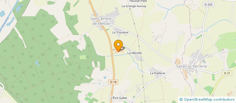 localisation de l'entreprise MONSIEUR PIERRE GUILLEMINE à SAINT ANDRE DE MESSEI